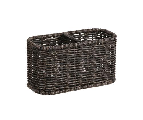 Topit BASILE 18x9xH10cm, tummanruskea