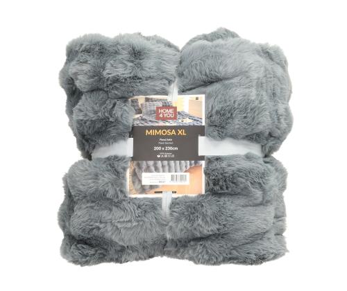 Pleed MIMOSA XL 200x230cm, harmaa
