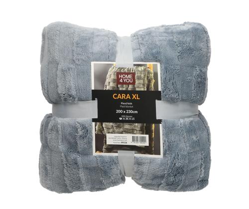Pleed CARA XL 200x230cm, sininen-harmaa