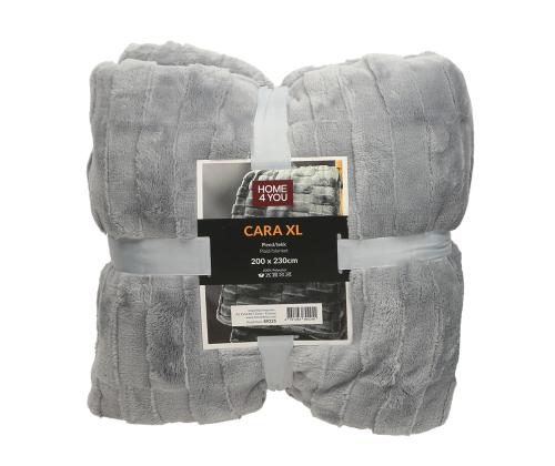 Pleed CARA XL 200x230cm, harmaa
