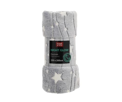 Pleed NIGHT LIGHT 150x200cm, tähdet