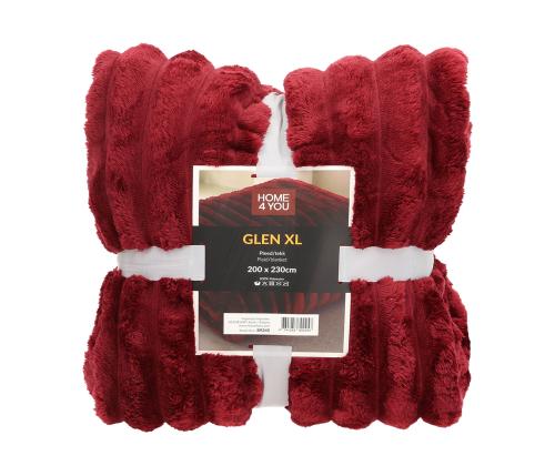 Pleed GLEN XL 200x230cm, punainen