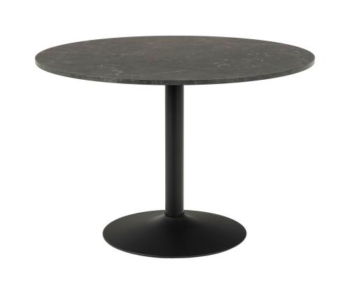 Ruokapöytä IBIZA D110xH74cm, musta marmori