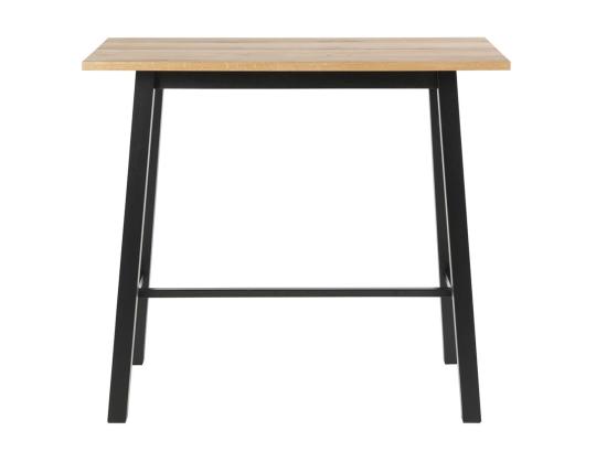Baaripöytä CHARA 117x58xH105cm, tammi/musta