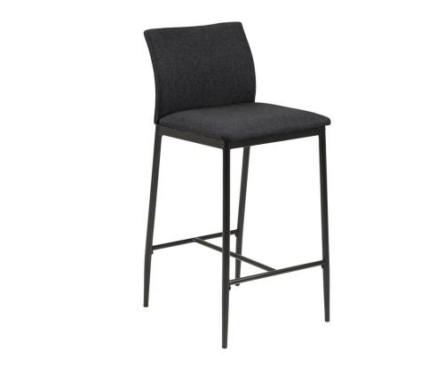Baarijakkara DEMINA 41x48,5xH90cm, tummanharmaa, materiaali: 100% polyesterikangas, metalli