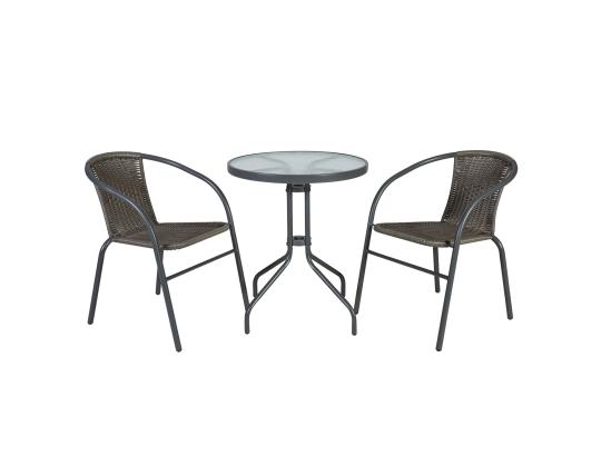 Parvekesarja BISTRO pöytä ja 2 tuolia