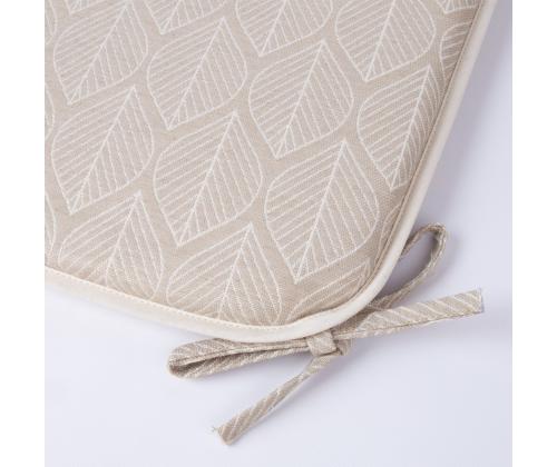 Tuolin suojus RETRO 39x39xH2,5cm, beige lehti