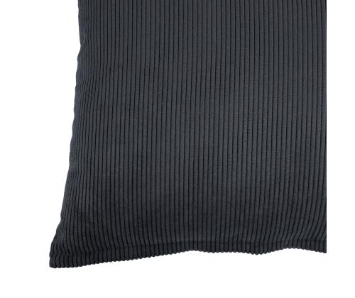 Tyyny FJORD 45x45cm lukolla, tummanharmaa, 100% polyesteri, kangas 402