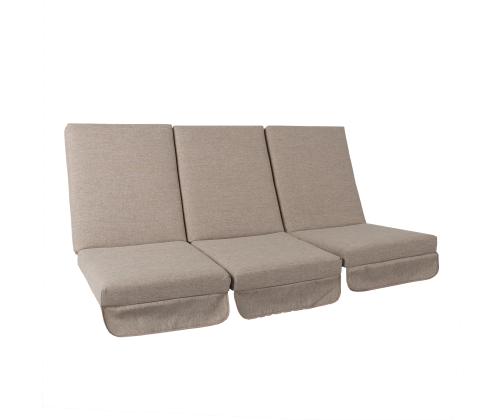 Keinutyynyt MONTREAL 114x52x9cm / 3kpl, beige