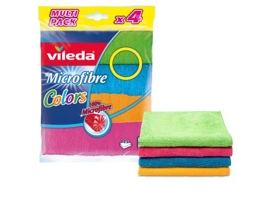 Sarja mikrokuituliinoja VILEDA monipakkaus 4 kpl/kpl