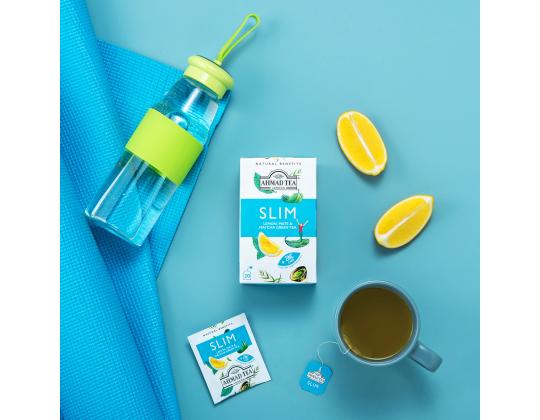 Vihreä tee AHMAD Slim lemon mate ja matcha 20 kpl kirjekuoressa