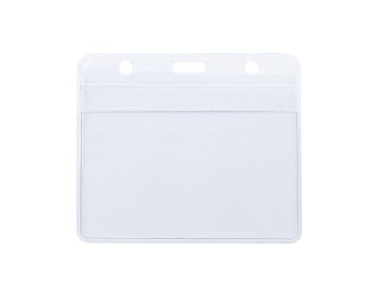 Nimilapun pidike 90x60mm vaakasuora PVC-muovia