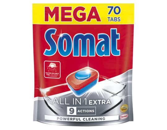 Astianpesukonetabletit SOMAT All-in-One Extra 76 kpl