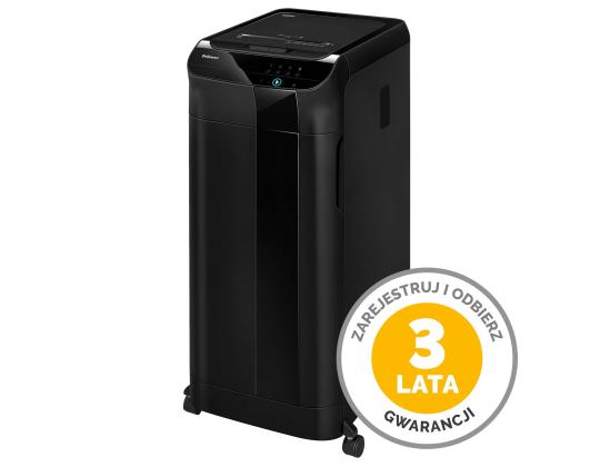 Silppuri ristiinleikkaava 500-lle arkille Fellowes AutoMax 600M