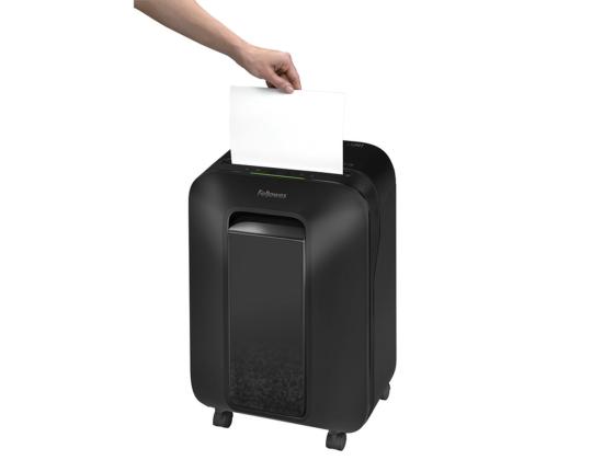 Paperisilppuri FELLOWES LX201 Micro-Cut 12 arkkia musta runko (mikropalat)