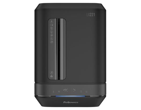 Paperisilppuri FELLOWES LX221 20 arkkia musta runko (mikropalat)