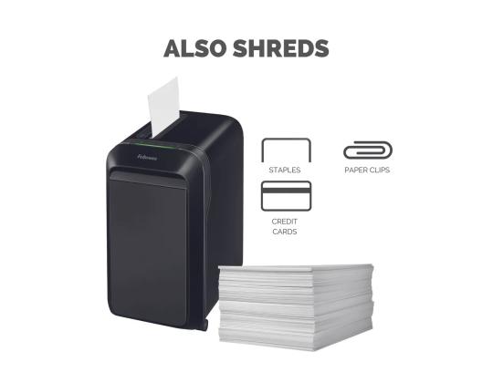 Paperisilppuri FELLOWES LX221 20 arkkia musta runko (mikropalat)