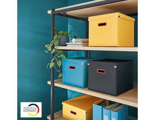 Pahvilaatikko kannella 320x310x360mm LEITZ Cozy Click & Store sininen