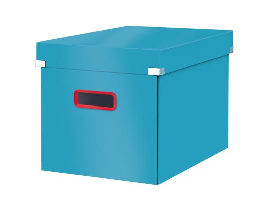 Pahvilaatikko kannella 320x310x360mm LEITZ Cozy Click & Store sininen