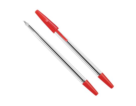 Kuulakärkikynä korkilla FOROFIS One 1mm punainen