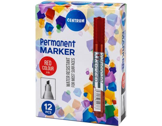 Pysyvä tussi kartiomaisella kärjellä CENTRUM 1-5mm punainen