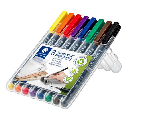 Piirtoheitinkynä Staedtler Lumocolor 318 F 8v permanent