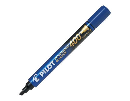 Pysyvä tussi PILOT 400, leikattu pää 4mm sininen