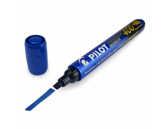Pysyvä tussi PILOT 400, leikattu pää 4mm sininen