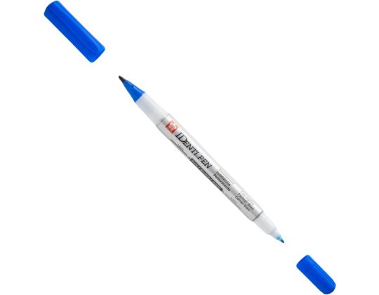 Permanentne marker SAKURA Identi-Pen kahe otsaga 0.4 & 1.0mm sinine