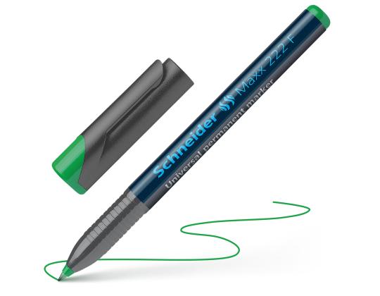 Piirtoheitinkynä Schneider 222F vihreä (0,6mm)