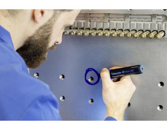 Pysyvä tussi leikatulla kärjellä SCHNEIDER MAXX 280 4-12mm musta