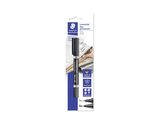 Markkeri Staedtler DUO 348 0,6/1,5mm musta