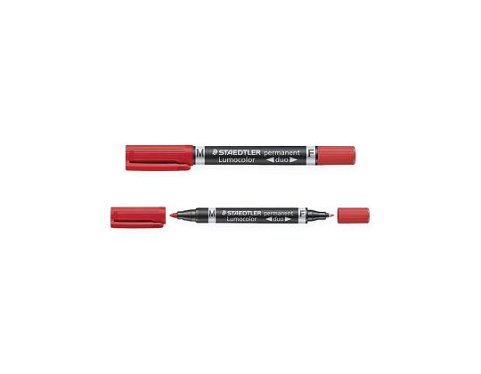 Markkeri Staedtler DUO 348 0,6/1,5mm punainen