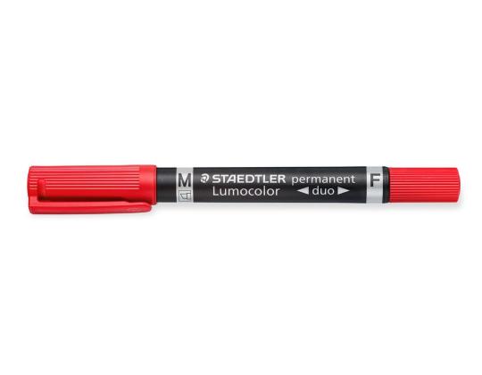 Markkeri Staedtler DUO 348 0,6/1,5mm punainen