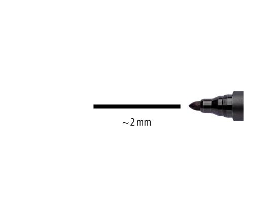Pysyvä tussi STAEDTLER Lumocolor 352 kartiomaisella kärjellä 2,0 mm musta