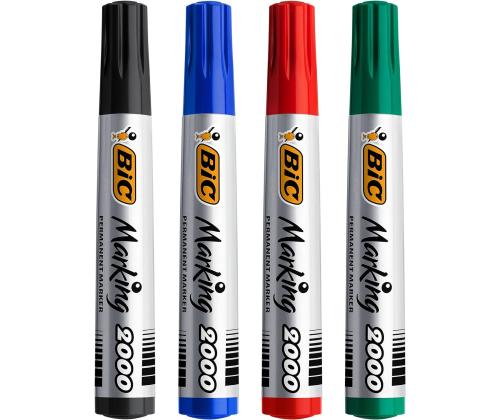 BIC permanenttitussit 2-5 mm 4 värin setti