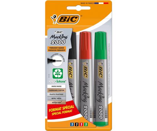 BIC permanenttitussit 2-5 mm 4 värin setti