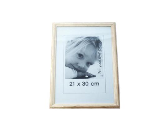 Kuvakehys 21x30cm Line Natur luonnonpuukehyksellä