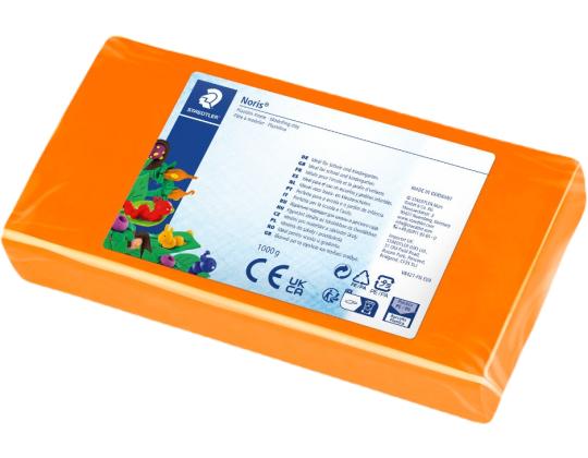 Plastiliin STAEDTLER Noris Club 1kg oranž