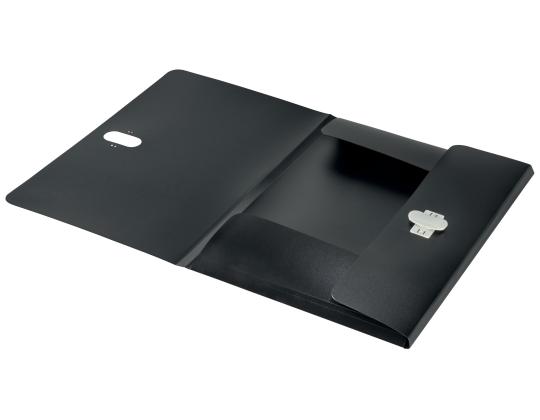 Muovimappi Leitz Recycle CO2 neutral musta