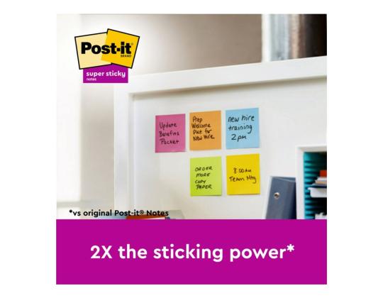 Viestilappu 76x76 Post-it 654EN 6kpl/pkt