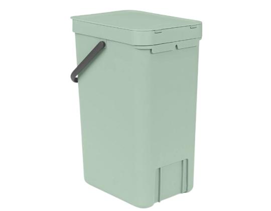 Roskakori 16L kannella BRABANTIA Sort & Go, vaaleanvihreä