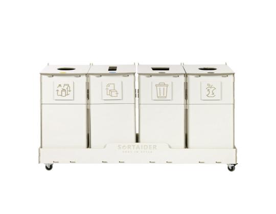 Jäteastia 90L x 5 lajitteluasema SORTER 90W4