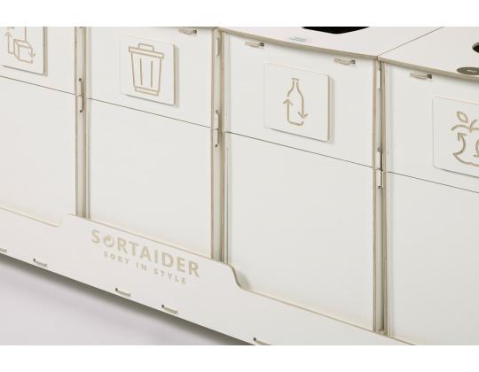 Jäteastia 90L x 5 lajitteluasema SORTER 90W5
