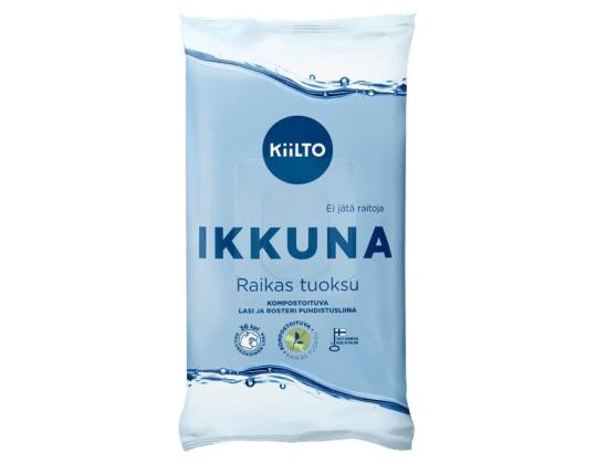 Puhdistusliinat lasipinnoille kostutettu KIILTO 36 kpl/kpl