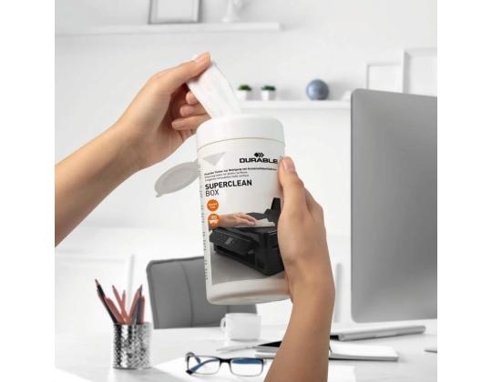 Puhdistuspyyhe muovipinnat DURABLE 100kpl/pkt