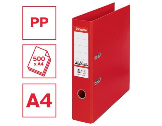 Registraator ESSELTE No.1 Power A4 70mm punane