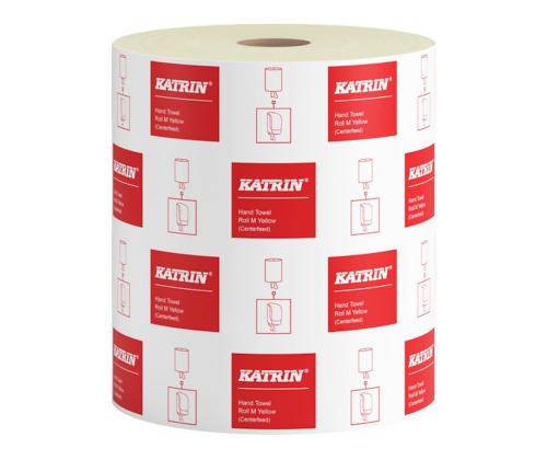 Käsipyyherulla 1-kerroksinen KATRIN Classic M1 260m keltainen