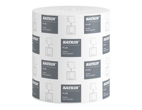 Rullapaperi 2-kerroksinen KATRIN System 19cmx160m, valkoinen