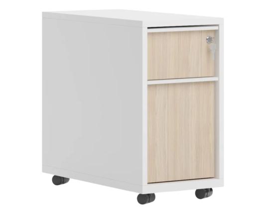 Laatikosto pyörillä NOVA kahdella laatikolla 298x600x60 mm DNF627